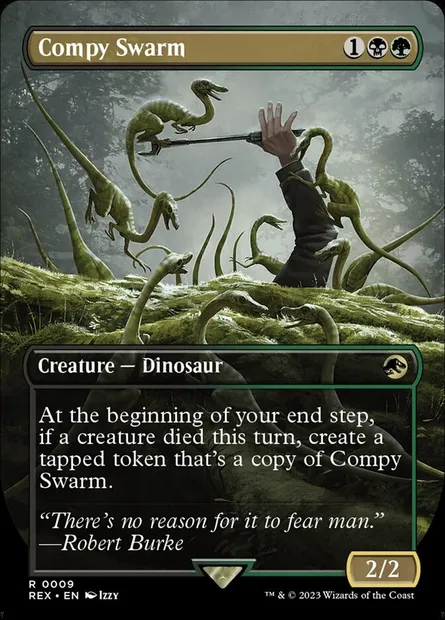 Compy Swarm, Magic card REX 9 — Jurassic World Collection set