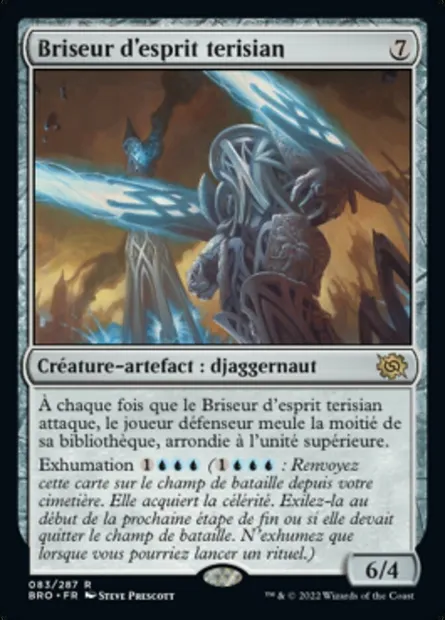 Briseur d'esprit terisian, carte Magic BRO 83 — extension La Guerre Fratricide