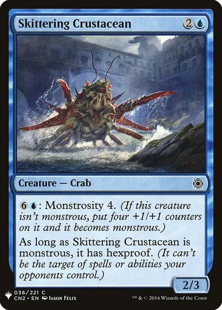 Skittering Crustacean, Magic card PLST CN2-36 — The List set