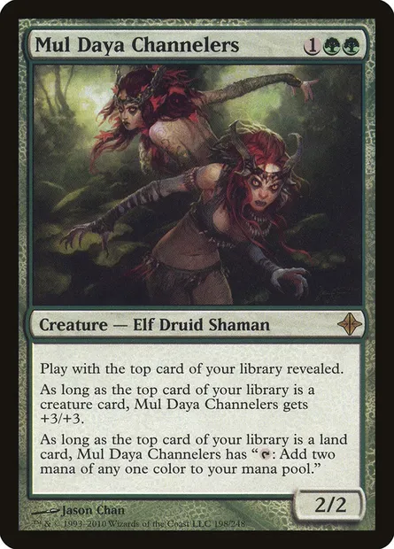 Mul Daya Channelers, Magic card ROE 198 — Rise of the Eldrazi set
