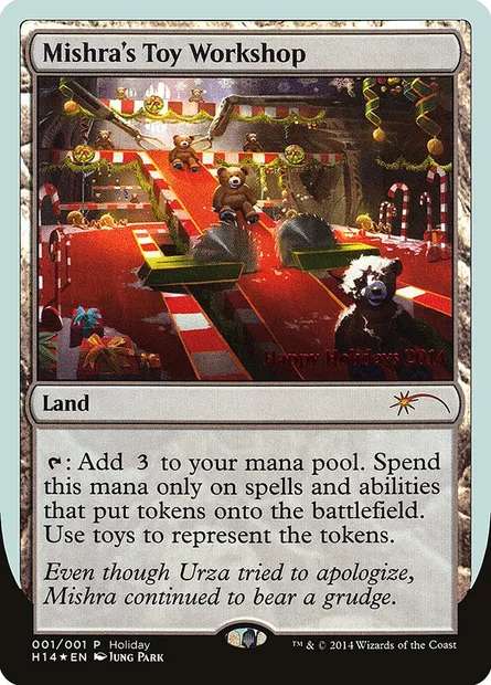 Mishra's Toy Workshop, Magic card HHO 14 — Happy Holidays set