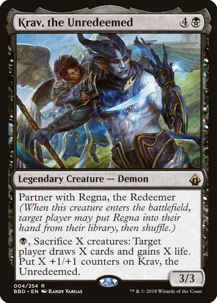 Krav, the Unredeemed, Magic card BBD 4 — Battlebond set
