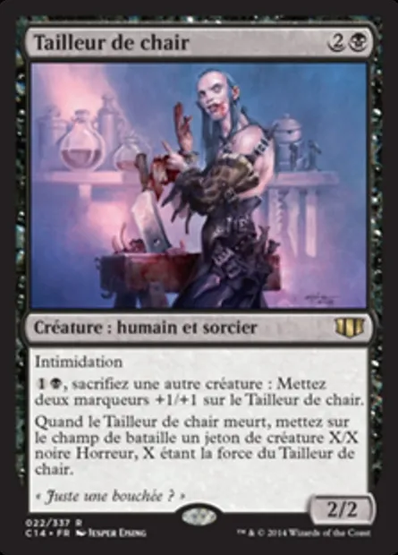Tailleur de chair, carte Magic C14 22 — extension Commander 2014