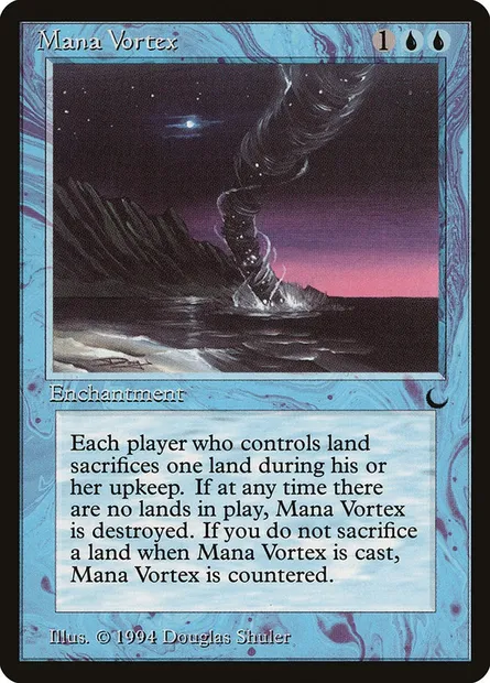 Mana Vortex, Magic card DRK 31 — The Dark set
