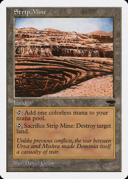 Strip Mine, Magic card ATH 77 — Anthologies set