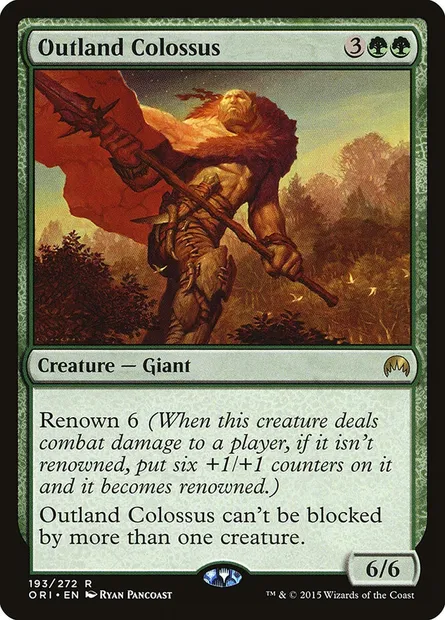 Outland Colossus, Magic card ORI 193 — Magic Origins set