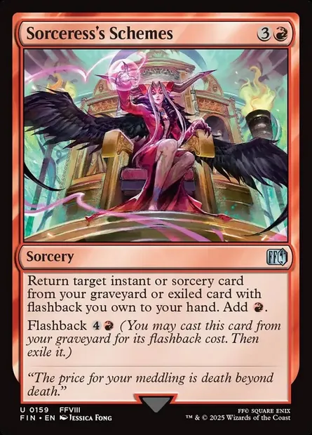 Sorceress's Schemes, Magic card FIN 159 — Final Fantasy set