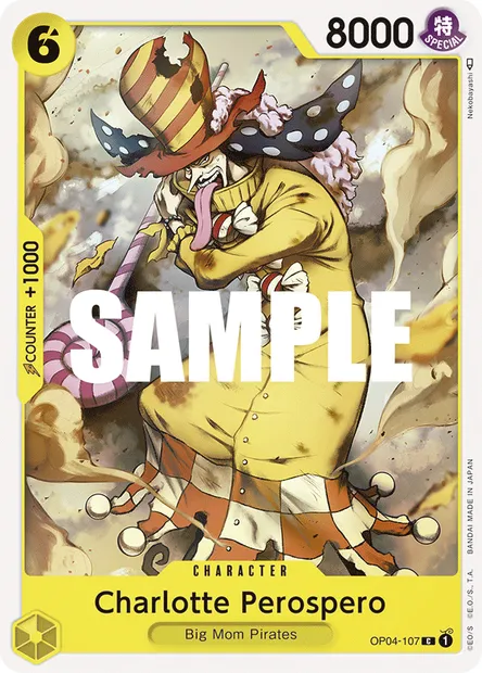 Charlotte Slurp, carte One Piece OP04-107 — extension KINGDOMS OF INTRIGUE