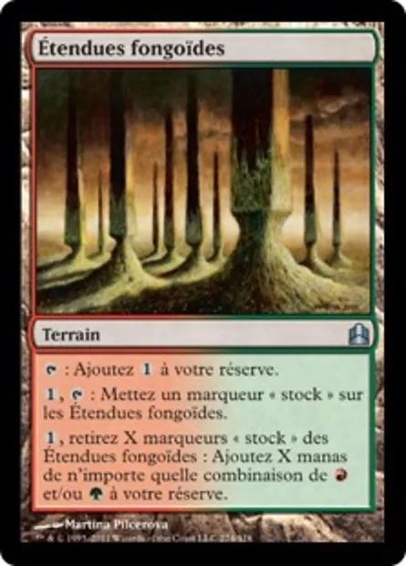 Étendues fongoïdes, carte Magic CMD 274 — extension Commander 2011