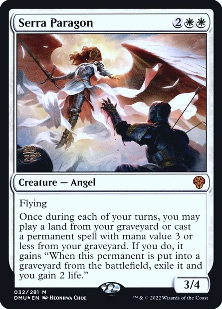 Serra Paragon, Magic card PDMU 32s — Dominaria United Promos set