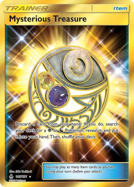 Mysterious Treasure, Pokémon card FLI 145 — Forbidden Light set