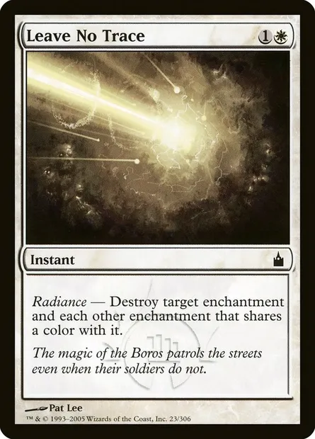 Leave No Trace, Magic card RAV 23 — Ravnica: City of Guilds set