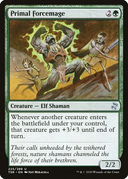 Primal Forcemage, Magic card TSR 225 — Time Spiral Remastered set