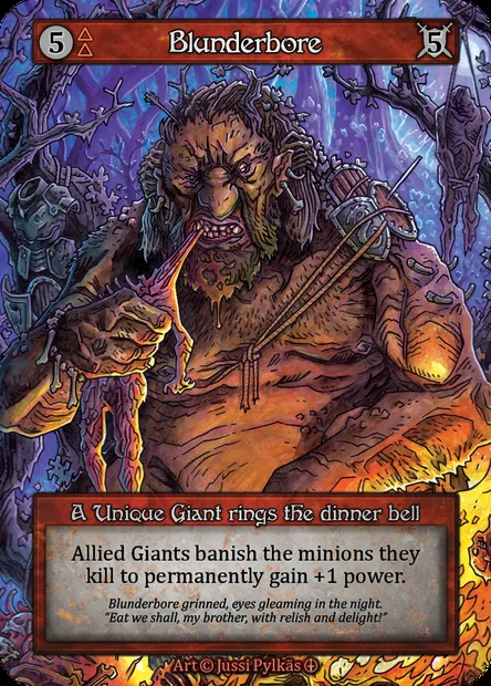 Blunderbore, Sorcery card ATH 010 — Arthurian Legends set