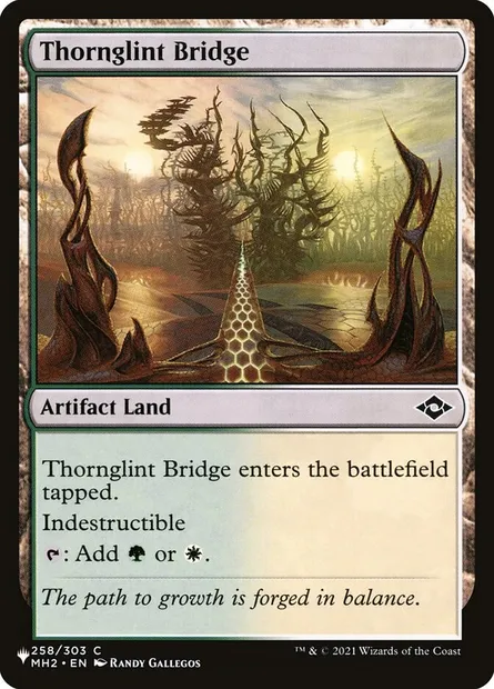 Pont de Pointépine, carte Magic PLST MH2-258 — extension The List