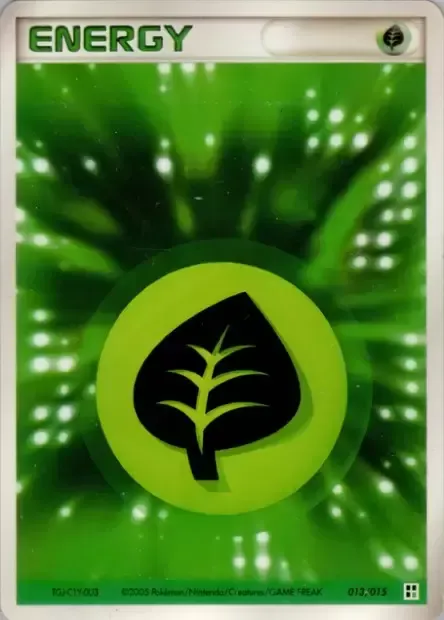 Énergie Plante, carte Pokémon G-QCP 013 — extension Grass Quick Construction Pack