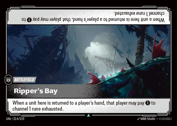 Ripper's Bay, Riftbound card UNL 214 — Unleashed set