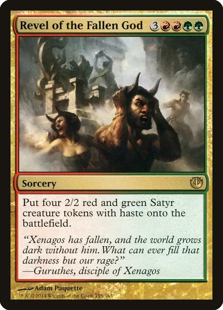 Revel of the Fallen God, Magic card JOU 155 — Journey into Nyx set