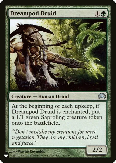 Dreampod Druid, Magic card PLST PC2-64 — The List set