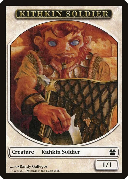 Kithkin Soldier, Magic card TMMA 2 — Modern Masters Tokens set