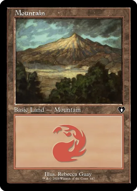Mountain, Magic card CMM 447 — Commander Masters set