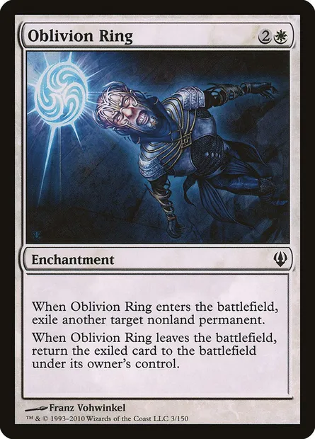Oblivion Ring, Magic card ARC 3 — Archenemy set