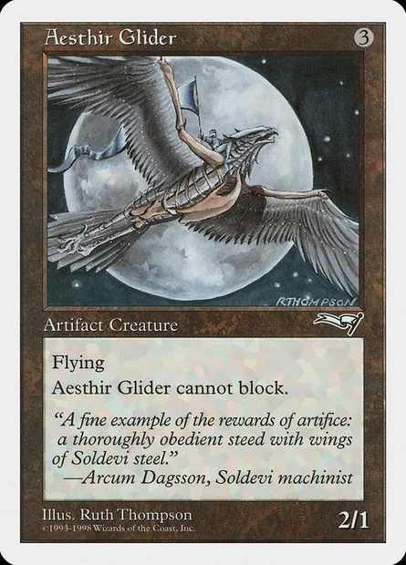 Planeur d'aeszir, carte Magic ATH 67 — extension Anthologies