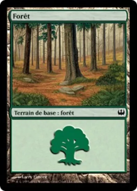 Forêt, carte Magic DDG 45 — extension Duel Decks: Knights vs. Dragons