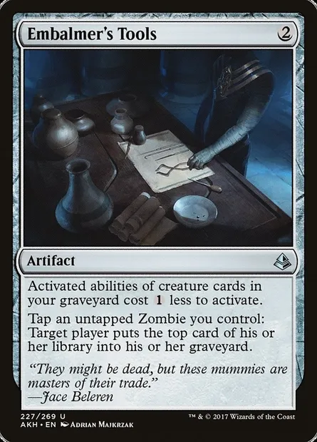 Embalmer's Tools, Magic card AKH 227 — Amonkhet set
