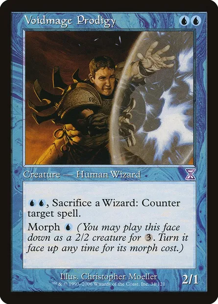 Voidmage Prodigy, Magic card TSB 34 — Time Spiral Timeshifted set