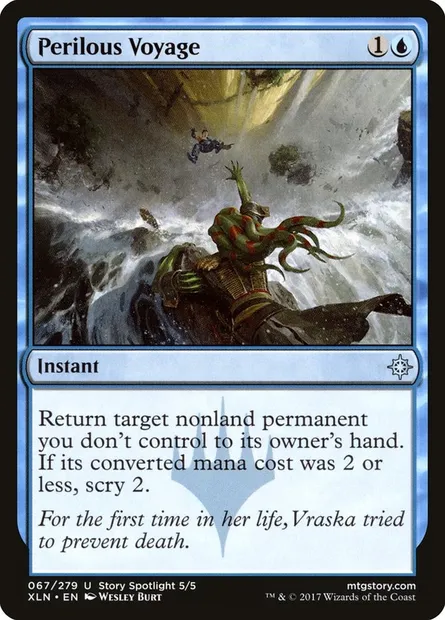 Perilous Voyage, Magic card XLN 67 — Ixalan set