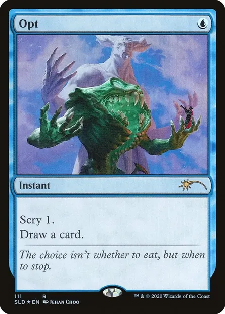 Opt, Magic card SLD 111 — Secret Lair Drop set
