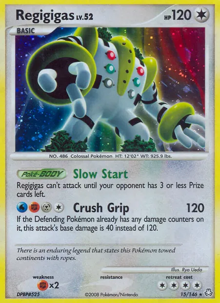 Regigigas, Pokémon card LA 15 — Legends Awakened set