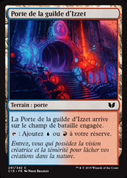 Porte de la guilde d'Izzet, carte Magic C15 291 — extension Commander 2015