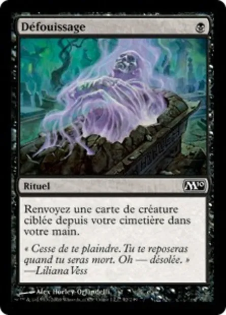 Défouissage, carte Magic M10 92 — extension Magic 2010