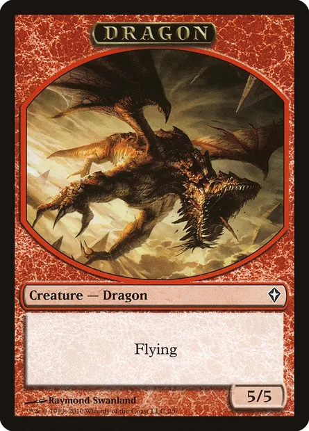Dragon, Magic card TWWK 2 — Worldwake Tokens set