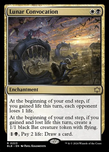 Lunar Convocation, Magic card BLB 223 — Bloomburrow set
