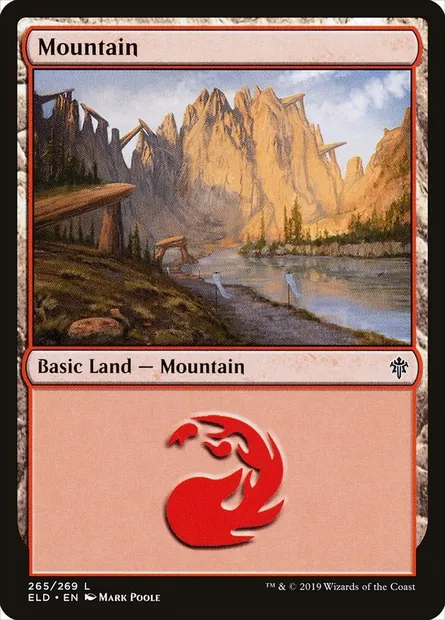 Mountain, Magic card ELD 265 — Throne of Eldraine set