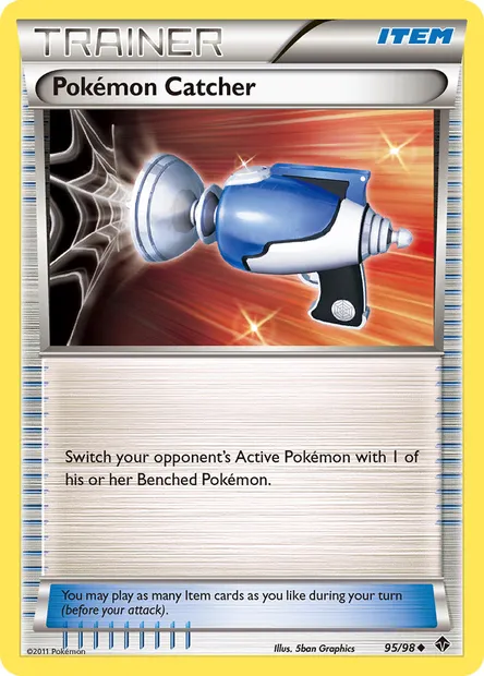 Pokémon Catcher, Pokémon card EPO 95 — Emerging Powers set