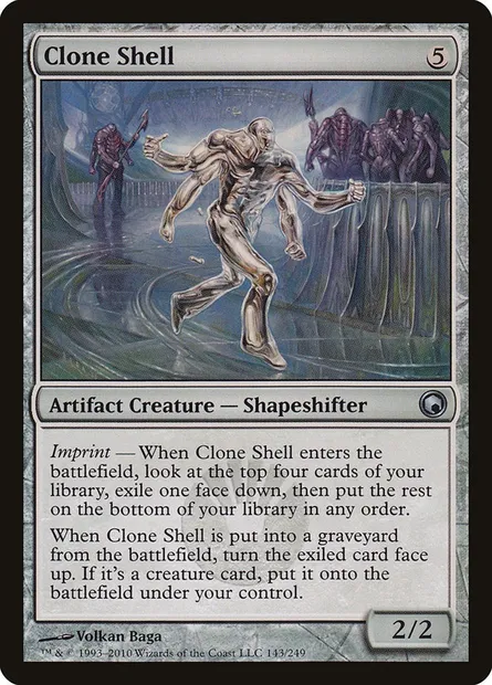 Clone Shell, Magic card SOM 143 — Scars of Mirrodin set