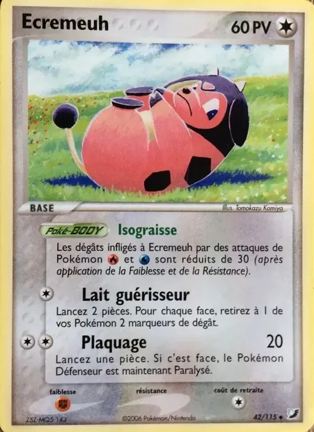 Écrémeuh, carte Pokémon UF 42 — extension EX Forces Cachées