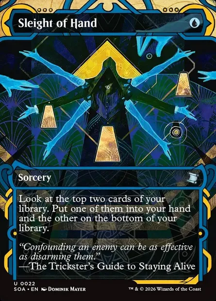 Sleight of Hand, Magic card SOA 22 — Secrets of Strixhaven Mystical Archive set