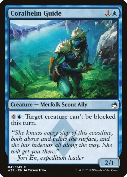 Coralhelm Guide, Magic card A25 49 — Masters 25 set