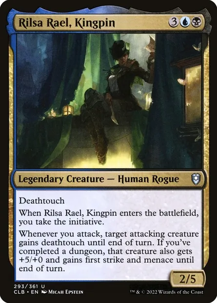 Rilsa Rael, Kingpin, Magic card CLB 293 — Commander Legends: Battle for Baldur's Gate set