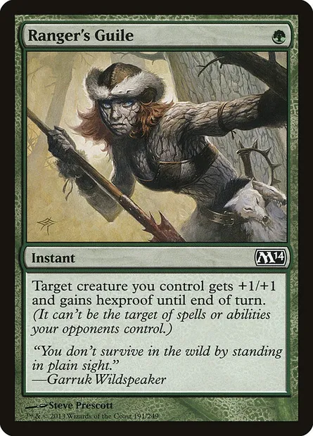 Ranger's Guile, Magic card M14 191 — Magic 2014 set