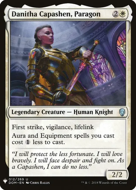 Danitha Capashen, parangon, carte Magic PLST DOM-12 — extension The List