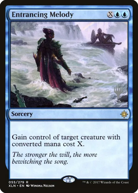 Entrancing Melody, Magic card PXLN 55p — Ixalan Promos set