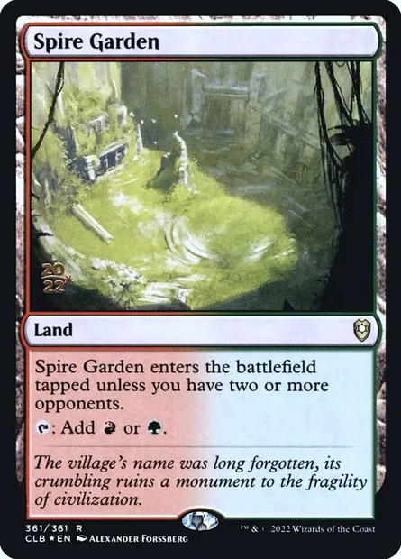 Spire Garden, Magic card PCLB 361s — Battle for Baldur's Gate Promos set