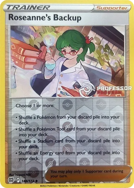 Roseanne's Backup, Pokémon card PROF 148 — Professor Program set