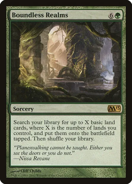 Boundless Realms, Magic card M13 162 — Magic 2013 set